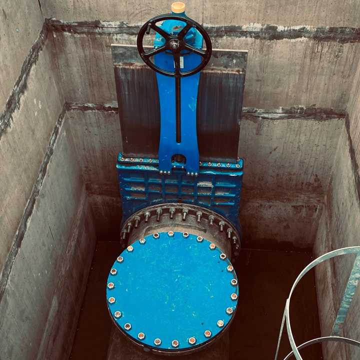 AVK knife gate valve installed in Debrecen, Hungary