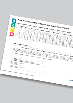 Technical appendix - flow for gate valves